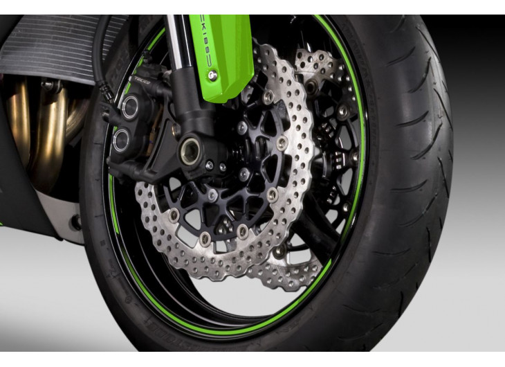 Wheel rim tape Green 17" Kawasaki