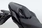 Pillion seat cover Flat Ebony (45L/35L) Kawasaki