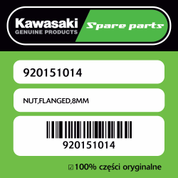 NUT,FLANGED,8MM