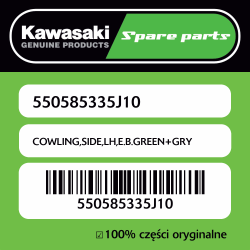 COWLING,SIDE,LH,E.B.GREEN+GRY