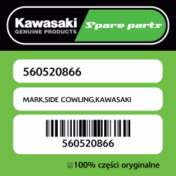 MARK,SIDE COWLING,KAWASAKI