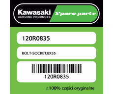 Śruba imbusowa 8X35 Kawasaki