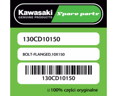 Śruba z kołnierzem 10X150 Kawasaki