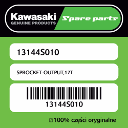 Zębatka przednia 17T Kawasaki