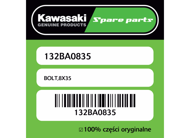 Śruba 8X35 Kawasaki