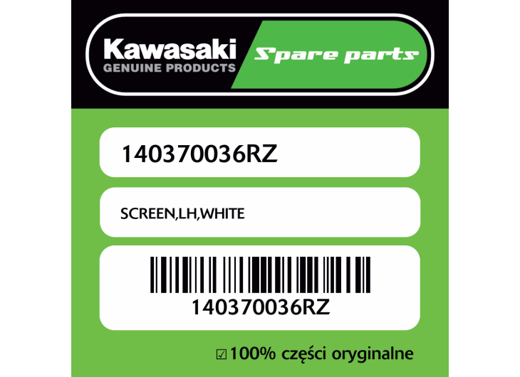 SCREEN,LH,WHITE