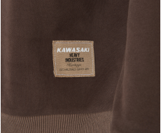 Bluza męska "DOHC" brązowa Kawasaki