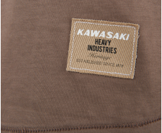 Women's t-shirt DOHC brown Kawasaki