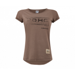 Women's t-shirt DOHC brown...