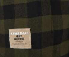 Womens plaid shirt Kawasaki