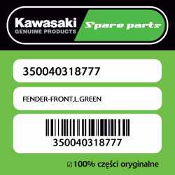 FENDER-FRONT,L.GREEN