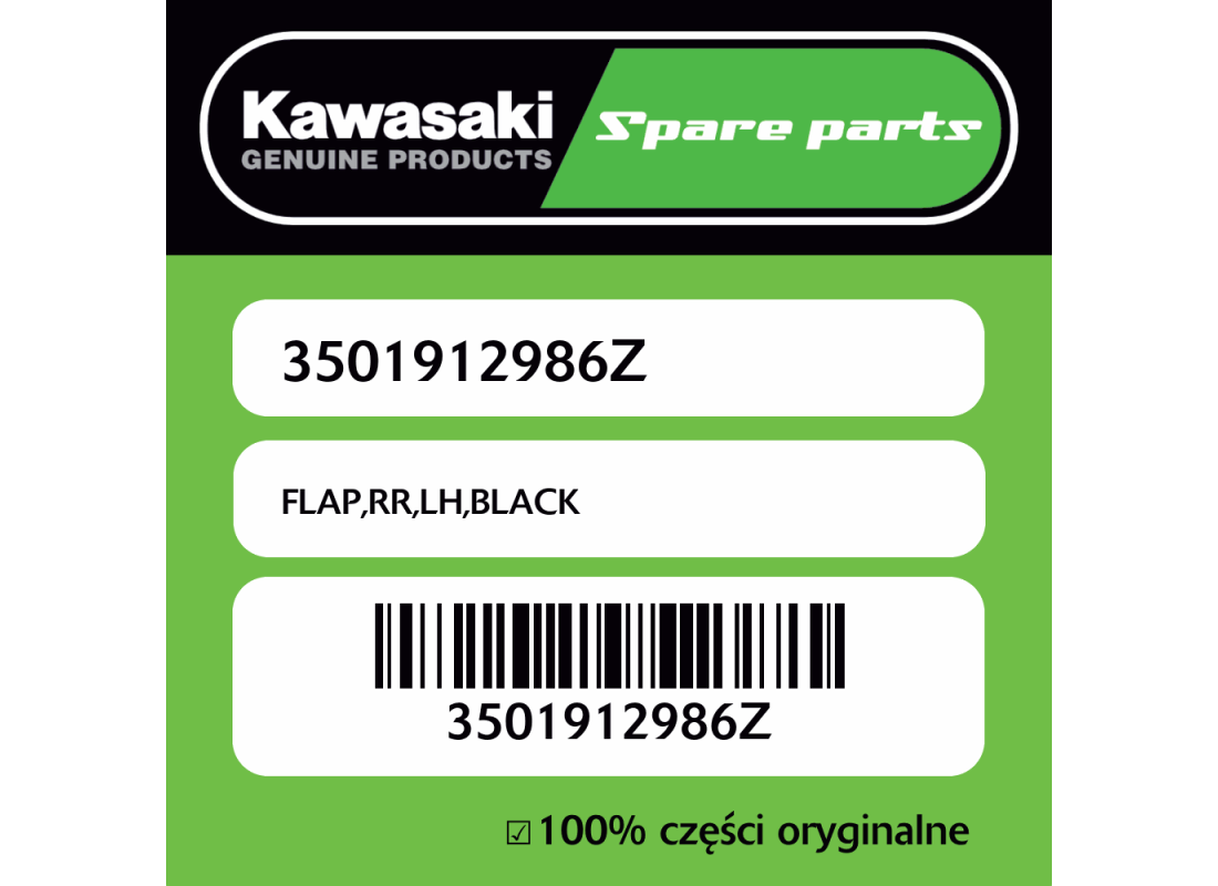FLAP,RR,LH,BLACK