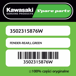 FENDER-REAR,L.GREEN