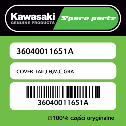 COVER-TAIL,LH,M.C.GRA