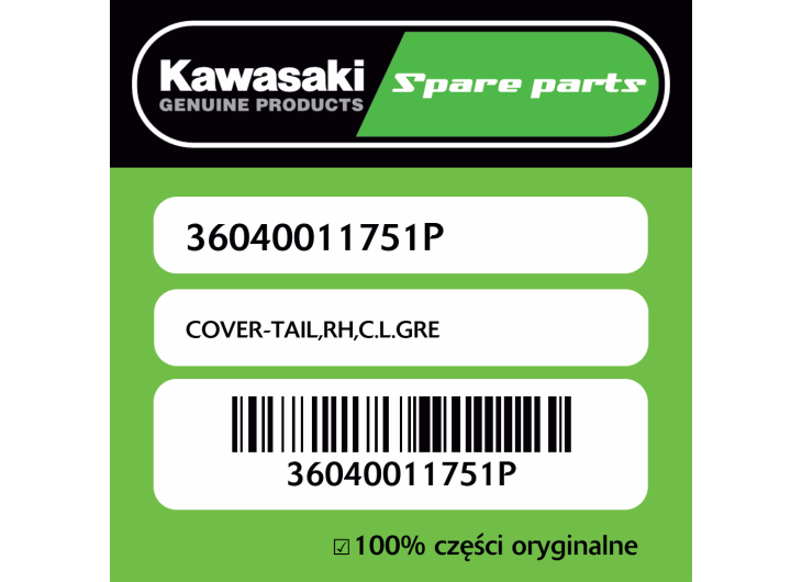 COVER-TAIL,RH,C.L.GRE