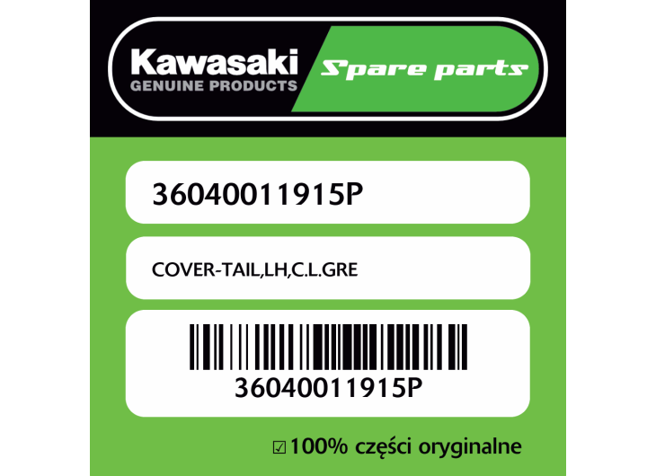 COVER-TAIL,LH,C.L.GRE