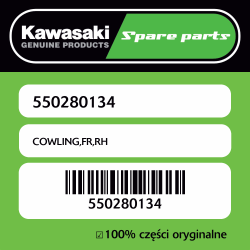 Owiewka przednia prawa...