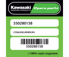 Owiewka wewnętrzna prawa Kawasaki