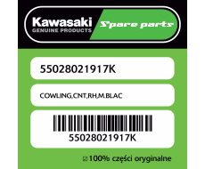 Owiewka centralna prawa M.BLAC Kawasaki