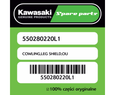 Osłona nóg zewnętrzna Kawasaki