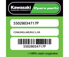 Owiewka dolna prawa C.L.GR Kawasaki