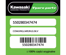 Owiewka dolna prawa G.SILV Kawasaki