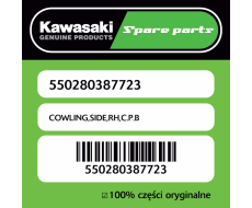 Owiewka boczna prawa C.P.B Kawasaki