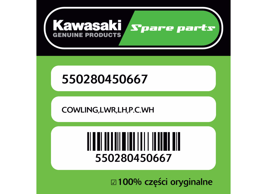 COWLING,LWR,LH,P.C.WH