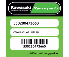 COWLING,LWR,LH,M.S.BL
