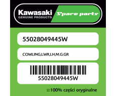 Owiewka dolna lewa M.G.GR Kawasaki