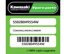 Owiewka dolna prawa CARBON Kawasaki