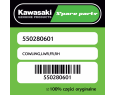 Owiewka dolna przednia prawa Kawasaki