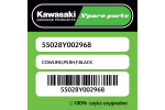 Owiewka przednia prawa F.BLACK Kawasaki