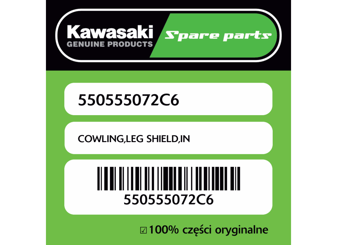 Osłona nóg wewnętrzna Kawasaki