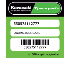 Owiewka boczna prawa L.GREEN Kawasaki