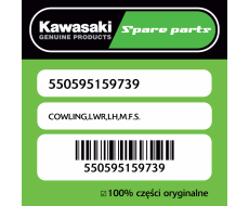 Owiewka dolna lewa M.F.S. Kawasaki