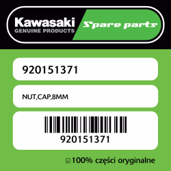 NUT,CAP,8MM
