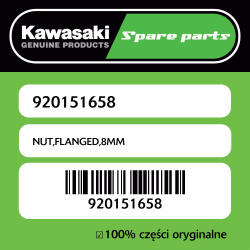 NUT,FLANGED,8MM