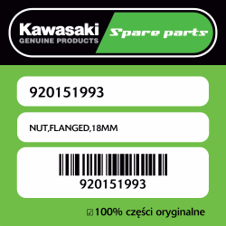 NUT,FLANGED,18MM