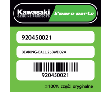 Łożysko kulkowe 25BWD02A Kawasaki