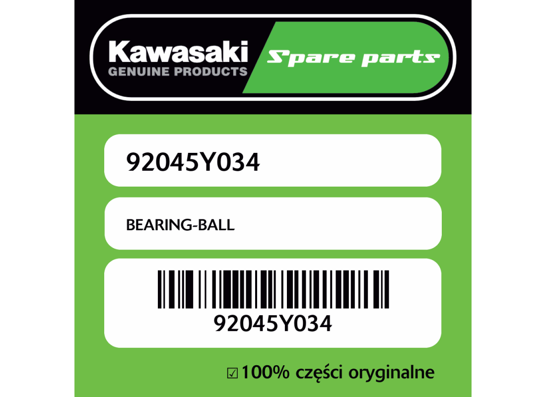 Łożysko kulkowe Kawasaki