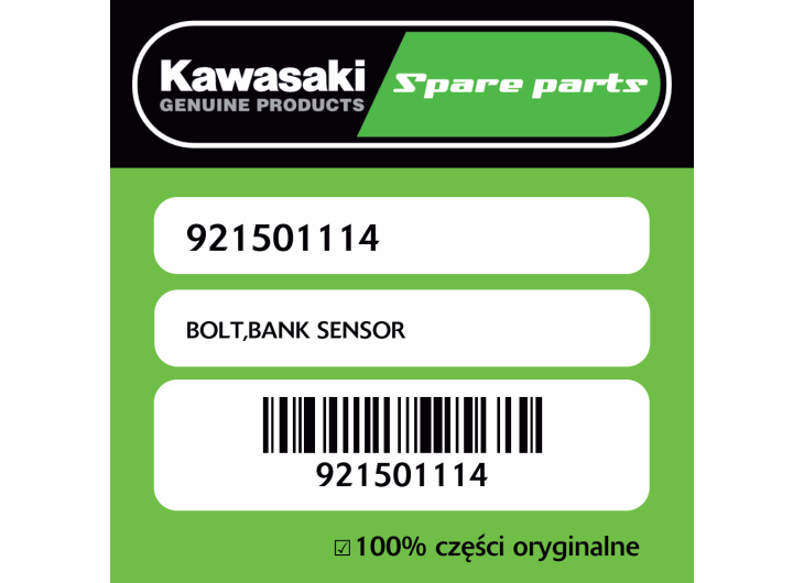 Śruba czujnika przechyłu Kawasaki