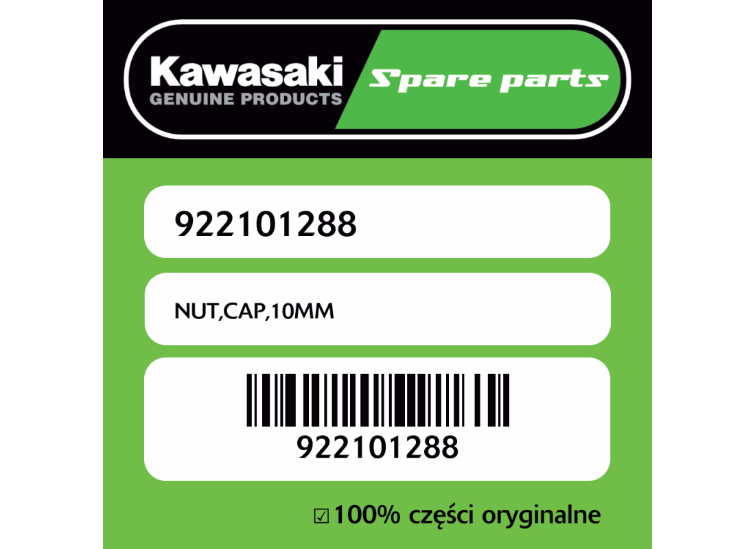 NUT,CAP,10MM