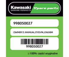 OWNER\'S MANUAL,IT/ES/NL,EX650M