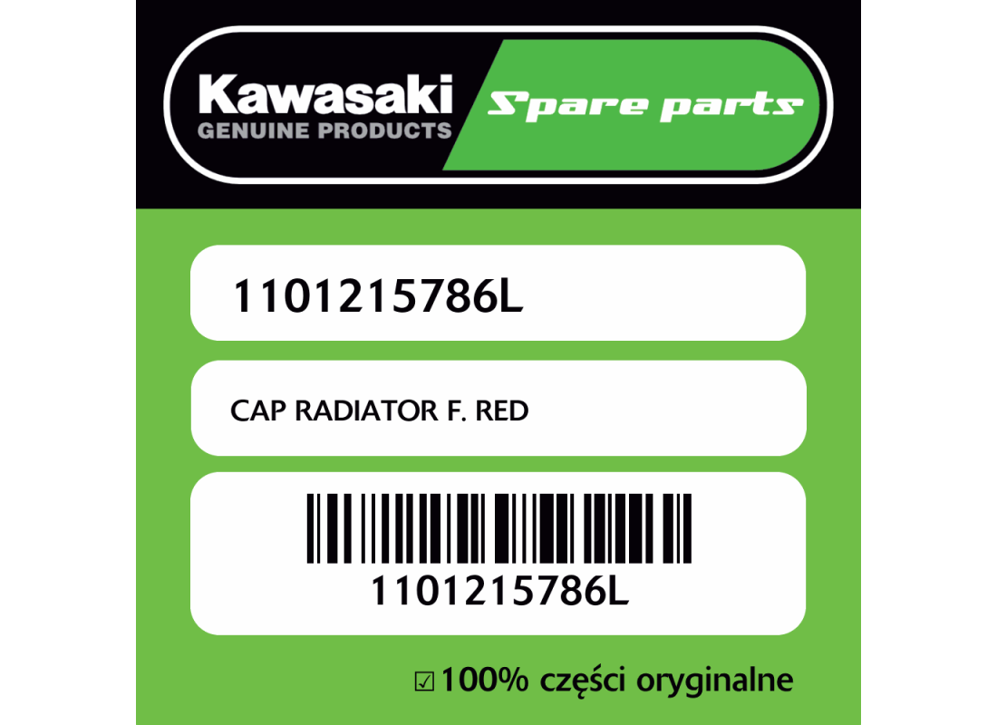 CAP RADIATOR F. RED