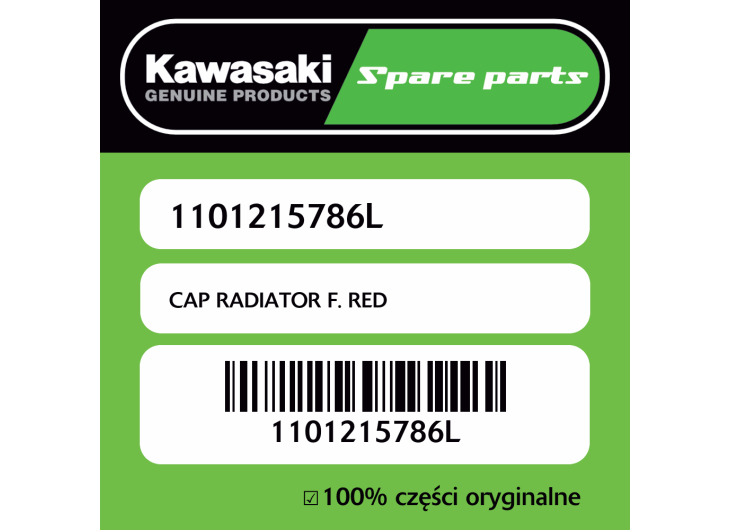 CAP RADIATOR F. RED