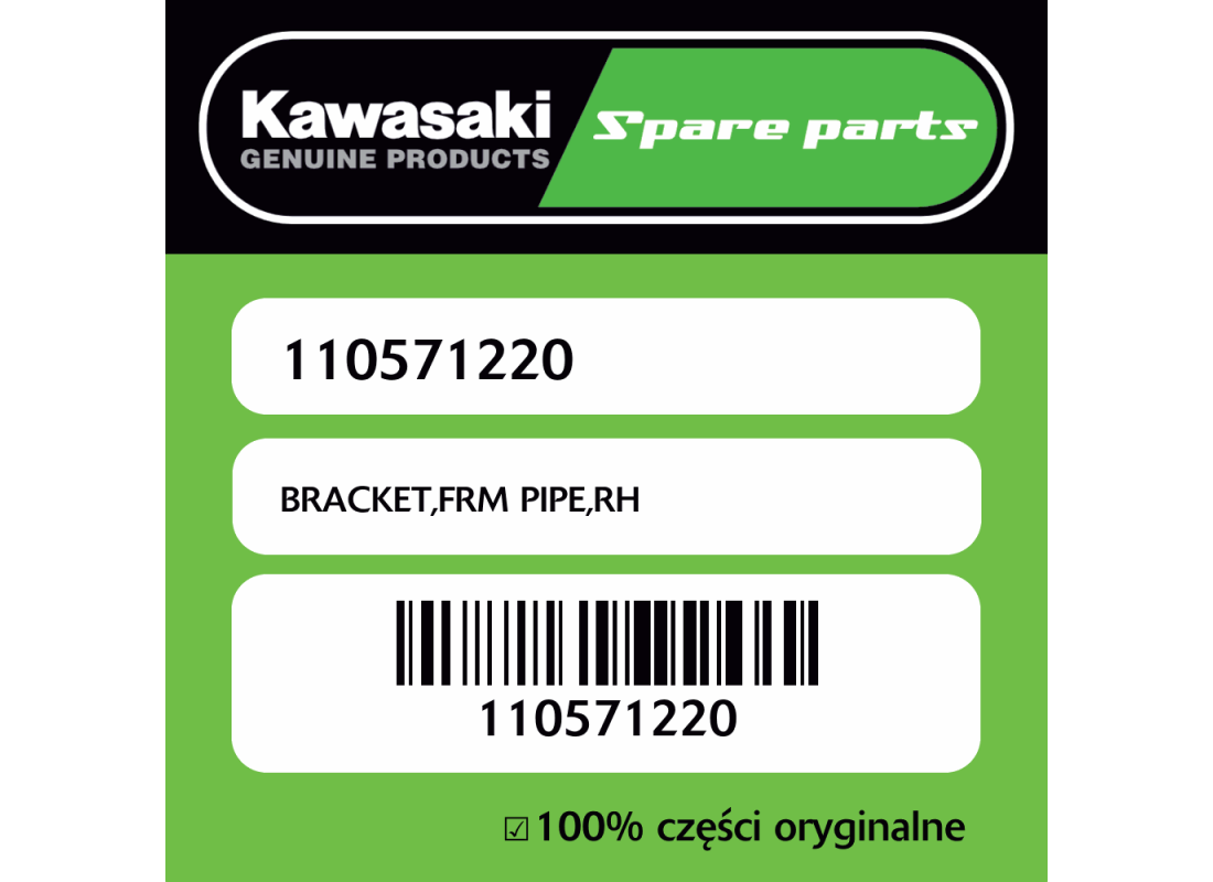 BRACKET,FRM PIPE,RH