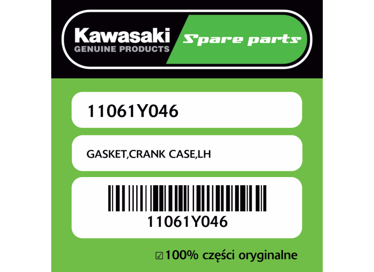 GASKET,CRANK CASE,LH