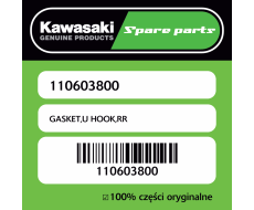 GASKET,U HOOK,RR