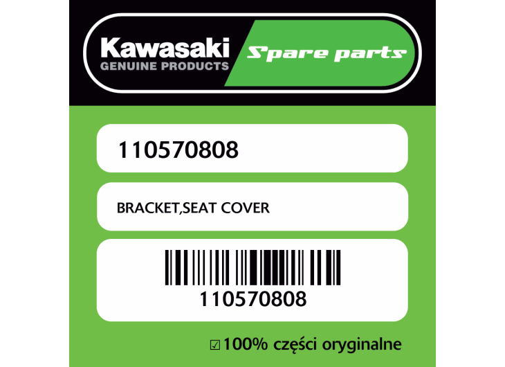 BRACKET,SEAT COVER